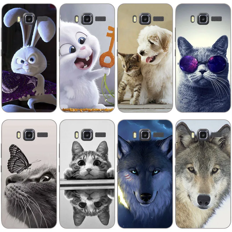 

Cute Animal Cat Printing Case For Lenovo A916 A 916 Cover Relief Cartoon Design Funda Soft Silicone Phone Skin Coque