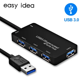 

Multi USB Hub 3.0 USB 3.0 Hub USB Splitter 4 Port Expander 3 hab Adapter With DC Power Interface Laptop PC Computer Accessories