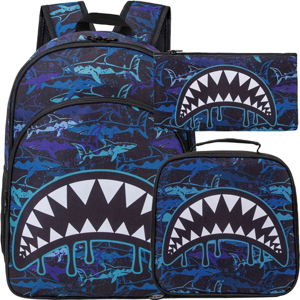 Sprayground Blossom Shark Backpack in Green for Men