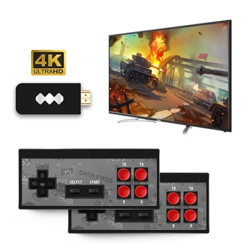 

Mini 4K Video Game Console Built-in 568 Classic Retro Games Wirless Controller HDMI/AV Output Game Console With Dual Players