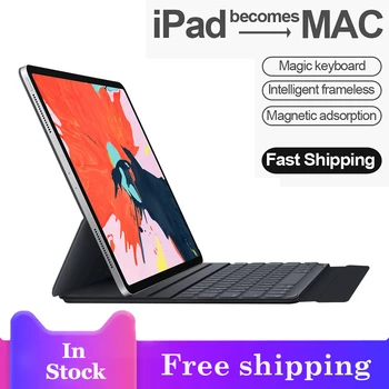 

For IPad Pro 11 Bluetooth Keyboard Case 2020 For IPad Pro 12.9 2020 2018 Magnetic Ultra Slim Cover With Bluetooth Keyboard Cases