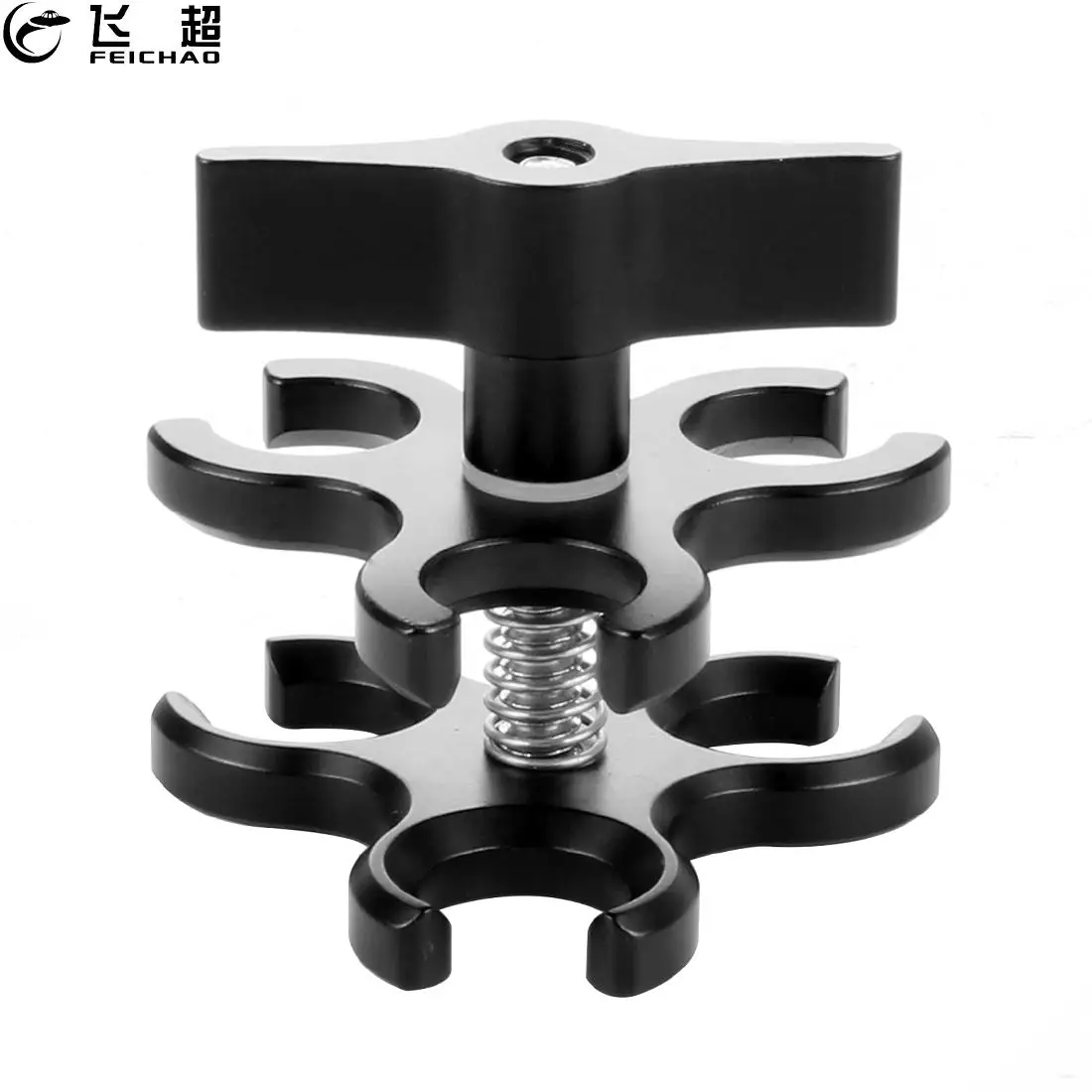 

Upgraded Diving Lights Arm Ball Butterfly Clip Opened Fixture Triple Clamp Mount Adapter for Gopro Camera Underwater Photography