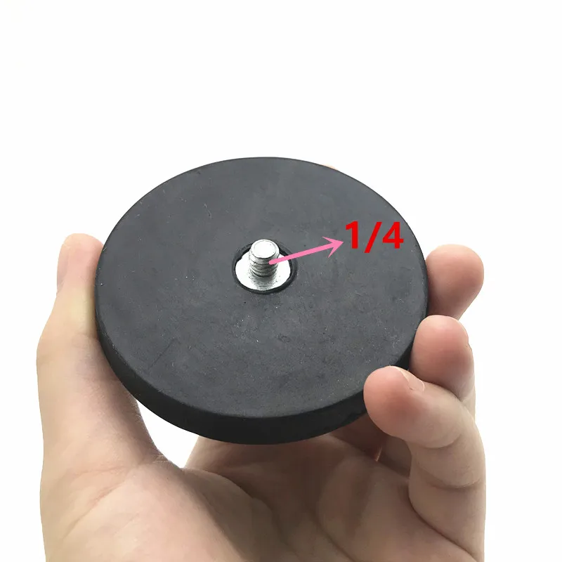 Магнитный Магнит для автомобильного мотоцикла suciton cup base с 1 дюймовой резиновой