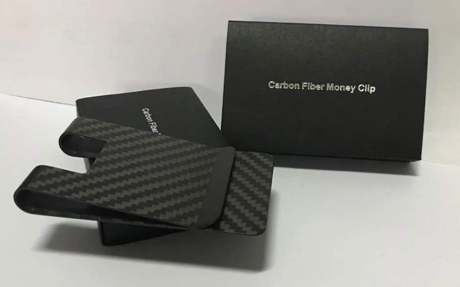

Carbon Fiber Clamp Carbon Fiber Business Card Holder New Style Wallet