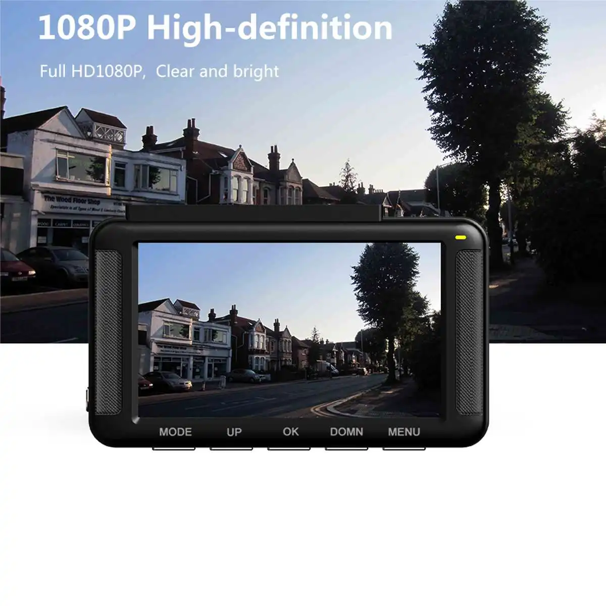 Audew 1080P 4HD автомобильный видеорегистратор черный g-сенсор приборная панель камера ночного видения Видео сенсорный экран рекордер циклическая запись мини видеорегистратор