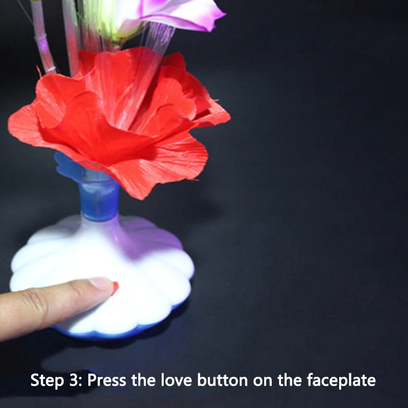 1 шт. светодиодная искусственная Цветочная лампа из оптического волокна