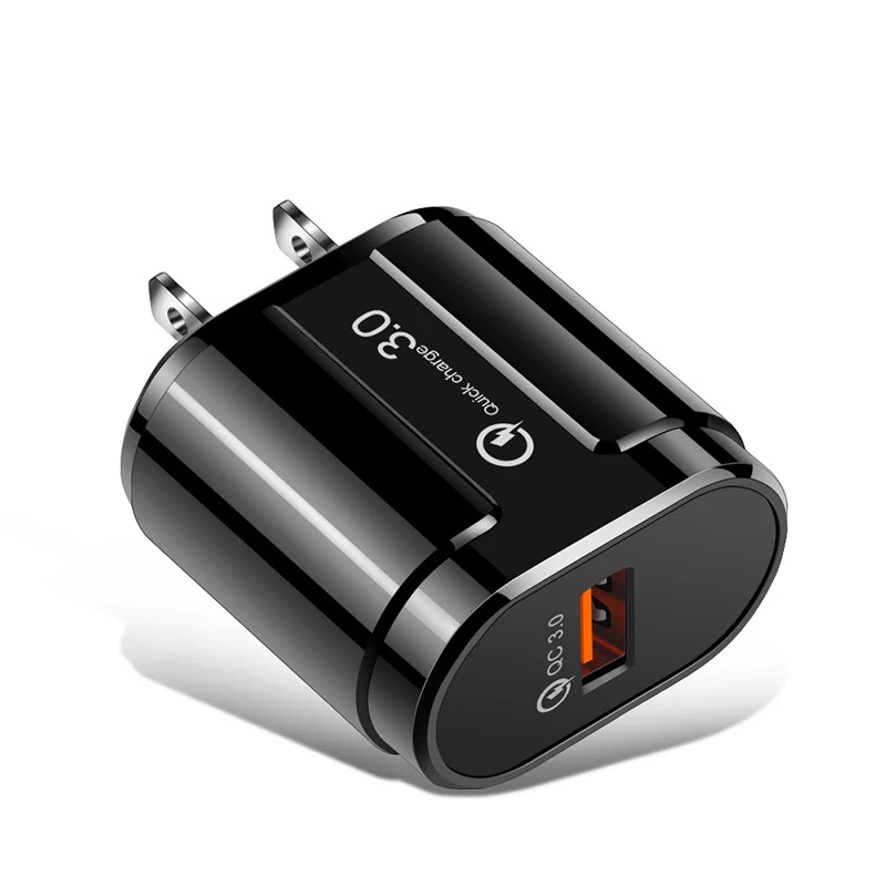 Портативная Быстрая зарядка QC3.0 USB US EU быстрое зарядное устройство для мобильного телефона настенное USB зарядное устройство адаптер для iPhone X samsung Xiaomi 8 - Тип штекера: Европейский Союз (ЕС)