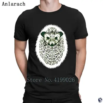 

hedgehog t-shirts Letters Gift Clothes Summer Style tshirt for men Tee tops Print Great Anlarach round Neck