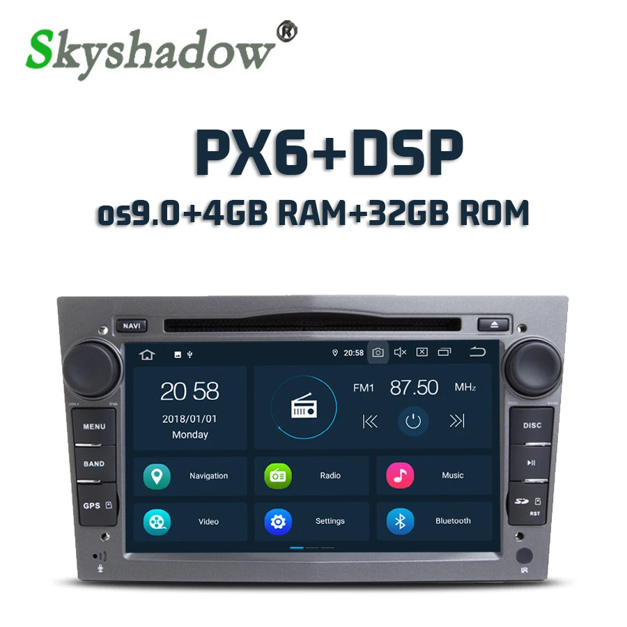 

DSP Android 9.0 Octa Core 4GB Car DVD Player GPS Map RDS Radio For Opel Zafira Vectra Antara Astra H G Combo Corsa Meriva Vivaro