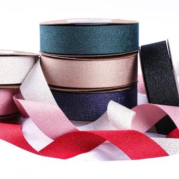 

Luxury Grosgrain Metallic Ribbon for Flower Bouquets Gift Wrapping Gifts Wrapping Diy Handmade Craft Wedding Party Decor Supply