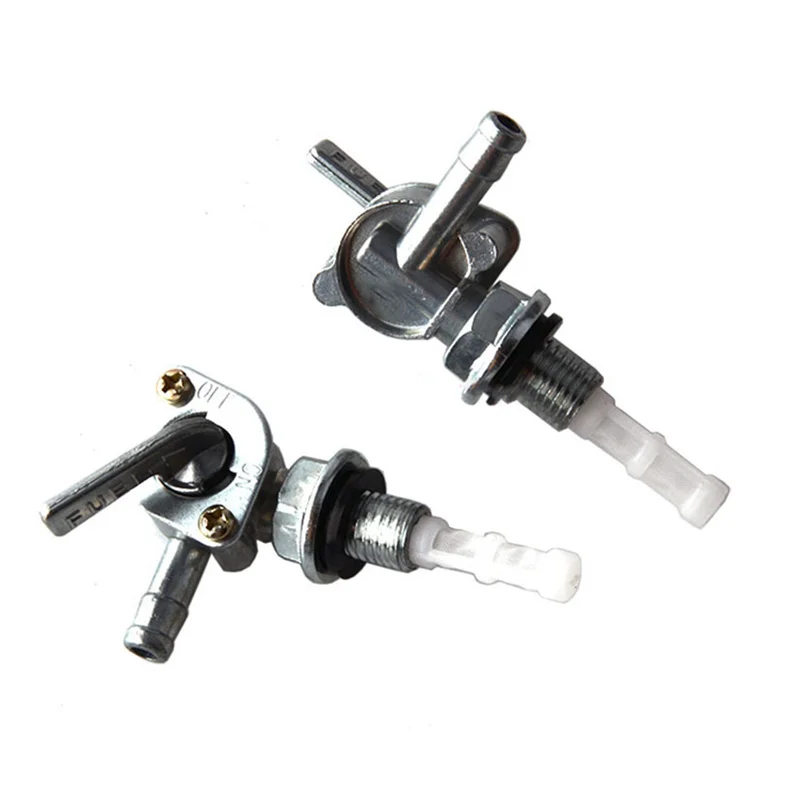 ON/OFF Universal Fuel Shut Off Valve Tap Petcock Generator Engine Faucet Switch Fit 1/4" Hose Tap Oil Tank Replacement 2-3-5KW fuel taps oil switch