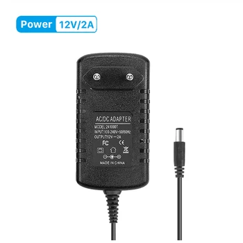 

DC 12V 2A Power Supply DC12V Adapter 2A Transformer AC 110V 220V 240V to DC 12 Volts Converter for CCTV Camera US/EU Plug