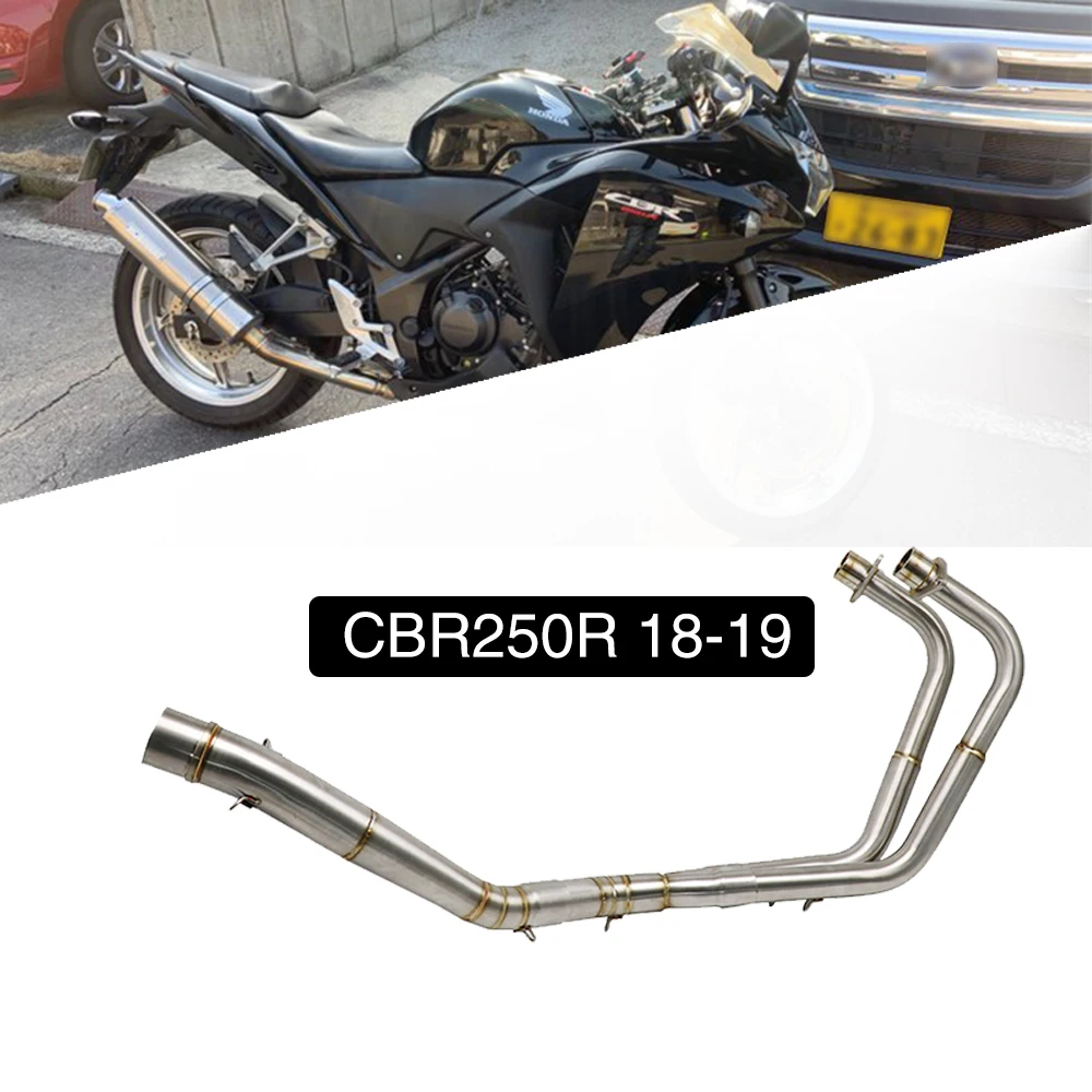 Alconstar для Honda CBR250R мотоцикл полный выхлопная труба 51 мм передняя Соединительная труба из нержавеющей стали