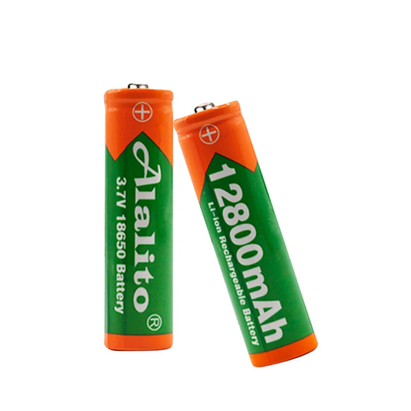 Оригинальная батарея 3,7 V 18650, литиевая батарея 12800 mah, перезаряжаемая литиевая батарея для фонарика, фонарь, аккумулятор, дропшиппинг