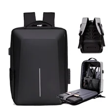 

High Quality Computer Backpack Multifunctional Travel Laptop Tas Usb Port Load Simple Outside Bag Backpack