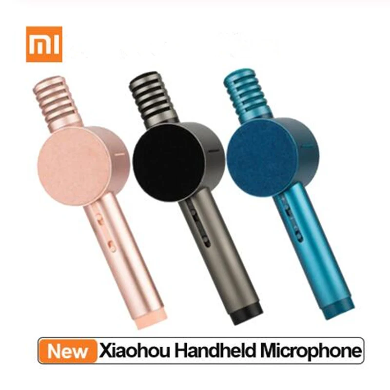 Xiaomi Audio Wireless Microphone Xiaohou Karaoke Live Bluetooth Fashion Speaker With Mic For Student Kid Adult
