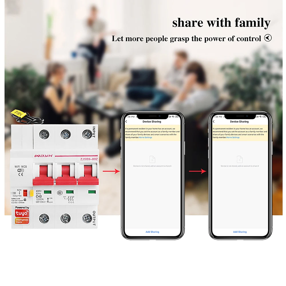 Smart Life(tuya) 3P WiFi умный выключатель защита от перегрузки и короткого замыкания с Amazon Alexa google home для умного дома
