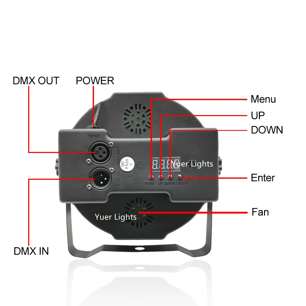 1 шт./лот светодиодный Par огни 36X 3W RGB светодиодный сценический свет DMX512 Par огни подходят для дискотеки DJ проектор машины вечерние украшения для дома