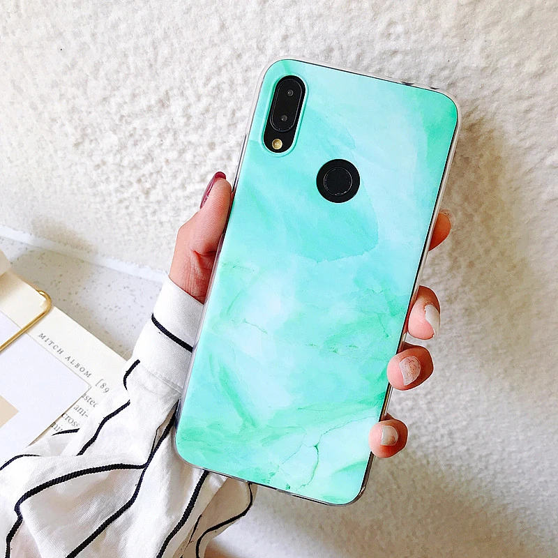 Чехлы с текстурой камня для Xiaomi 8 8lite 9 Классический Мраморный Мягкий чехол из ТПУ для Redmi 6 Note 5 Note 6Pro Note7Pro K20Pro задняя крышка fundas