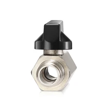 1 шт. мини латунный шаровой клапан 1/" 1/4" 1/" 3/8", DN6, DN8, DN10, DN15 BSP мужские и женские воздушные клапаны компрессора