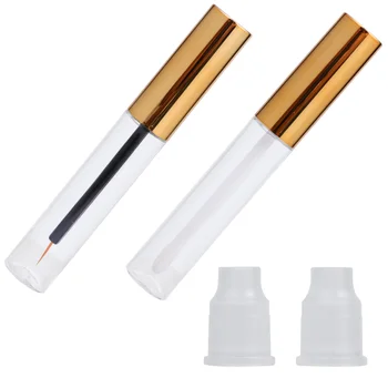 

10 Pcs Empty Mascara Tube Eyelash Container Bottle Travel Lightweight Creative 10ml Round Tube for Home