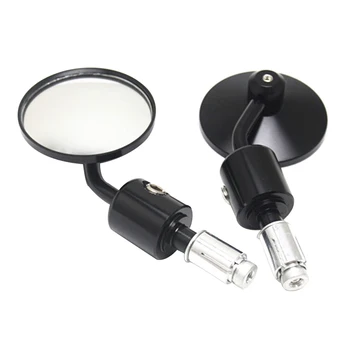 

Motorcycle Rear View Rearview Mirrors Round Handle bar End Mirror Scooter Side Mirror FOR Ducati Scrambler xmax 250 300 f800r