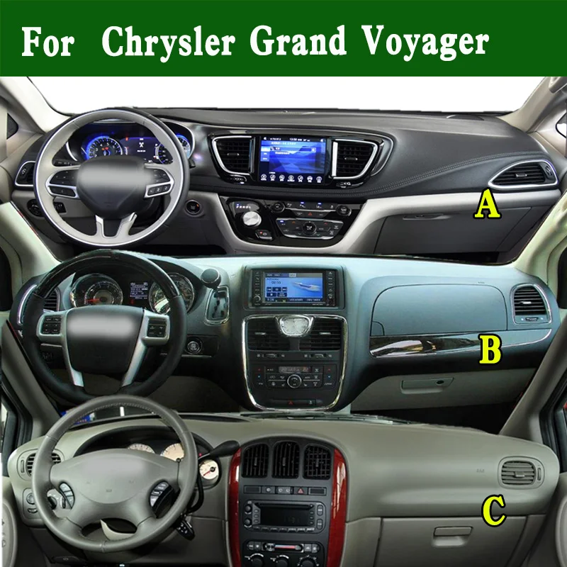 For Dodge Chrysler Grand Voyager Caravan RG RT Dashmat Dashboard Cover  Instrument Panel Protective Pad Dash Mat Ornaments - AliExpress | Automatten