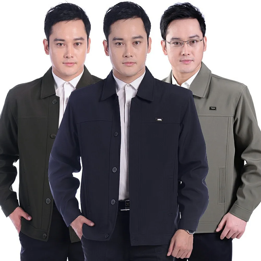 

Middle-aged MEN'S Jacket MEN'S Coat Old Man Autumn New Style Thin Middle Aged And Elderly People Father-Casual Men'S Wear Autumn