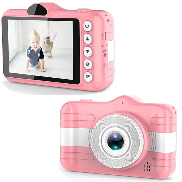 Child Camera Digital Camera 3.5 inch Cute Cartoon Camera Toys Children Birthday Gift 12MP 1080P Photo Video Camera For Kids 8