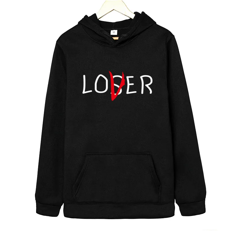 Movie It Losers Club Hoodies Men/Women Harajuku Loser Lover It Inspired Hoodie Sweatshirt Casual Pullover Jacket Coat Oversize Movie It Losers Club Hoodies Men/Women Harajuku Loser Lover It Inspired Hoodie Sweatshirt Casual Pullover Jacket Coat Oversize