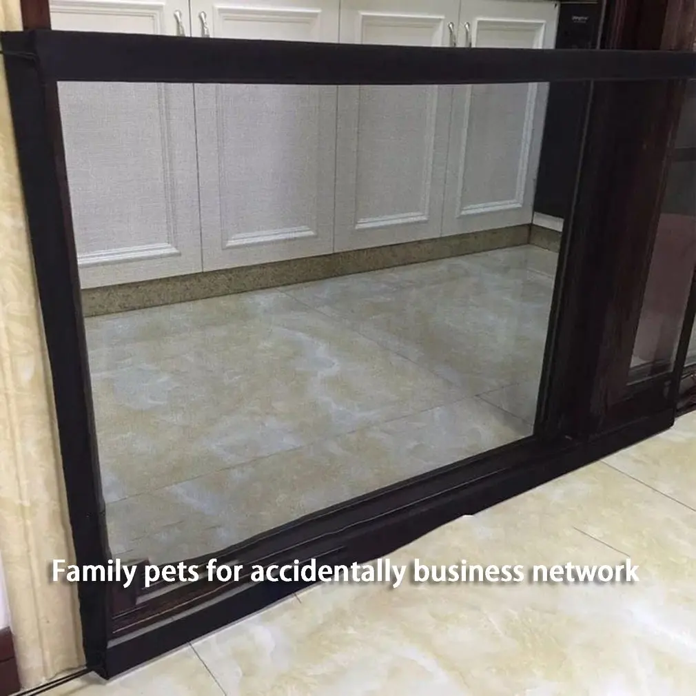 Pet Barrier Safety Fence Door Dog Cat Safety Fence Protection Net Safety Barrier Net Door Pet Supplies