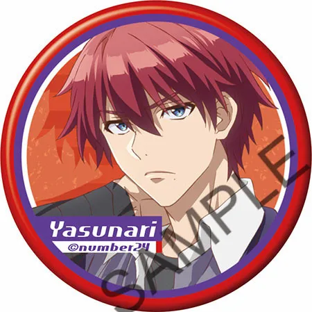 Number24 Anime badge Natsusa Seiichirou Ibuki Yasunari Yuu Gakuto Ikuto  Taisei Ethan Metal Badge Brooch Pins