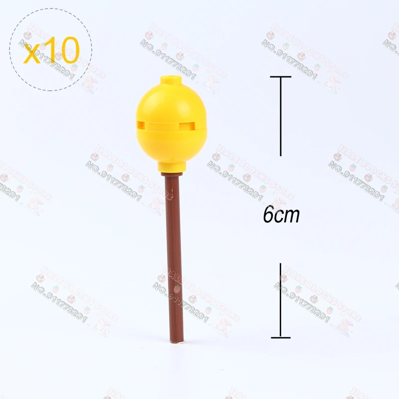 Accessories 10pcs/lot Movie Series Magic Anime Series Guitar MIC Microphone MOC Building Blocks Accessories Model Kids Toys Gift