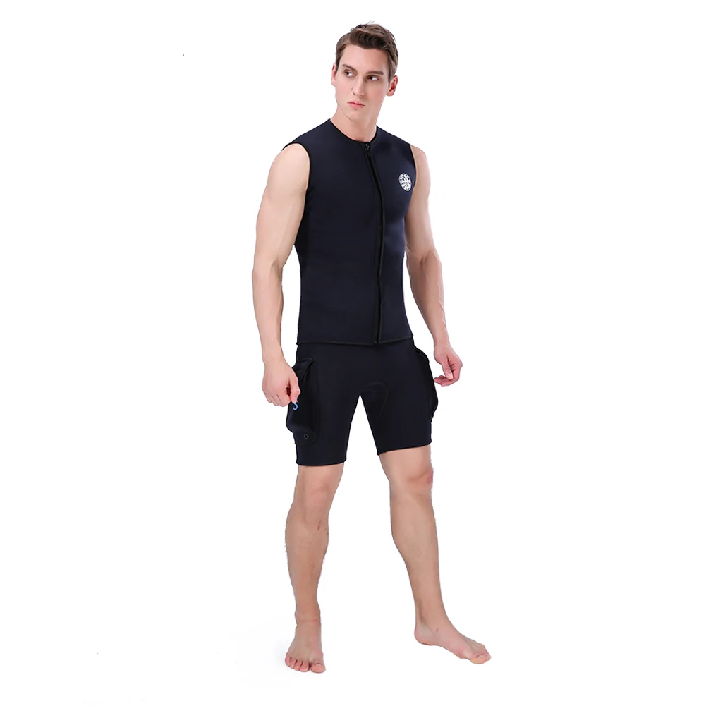 

SLINX Outdoor Unisex Wetsuits 3MM Neoprene Sleeveless Wetsuit Vest For Diving Surf Windsurf Kitesurfing Clothing Plus Size
