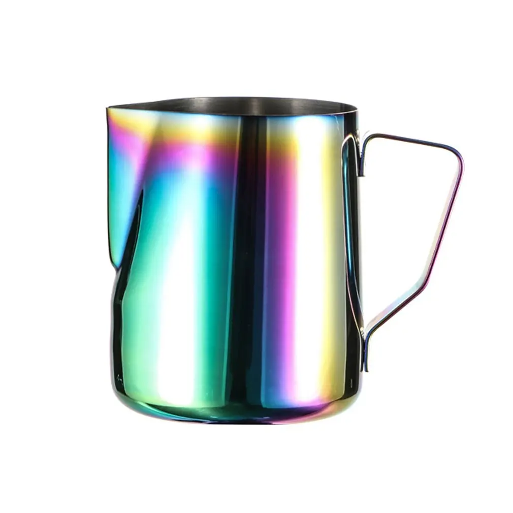 

Color Pull CupNew Style Multicolor Milk frothing jug Espresso Coffee Pitcher Barista Craft Coffee Latte Stainless Steel Milk Jug