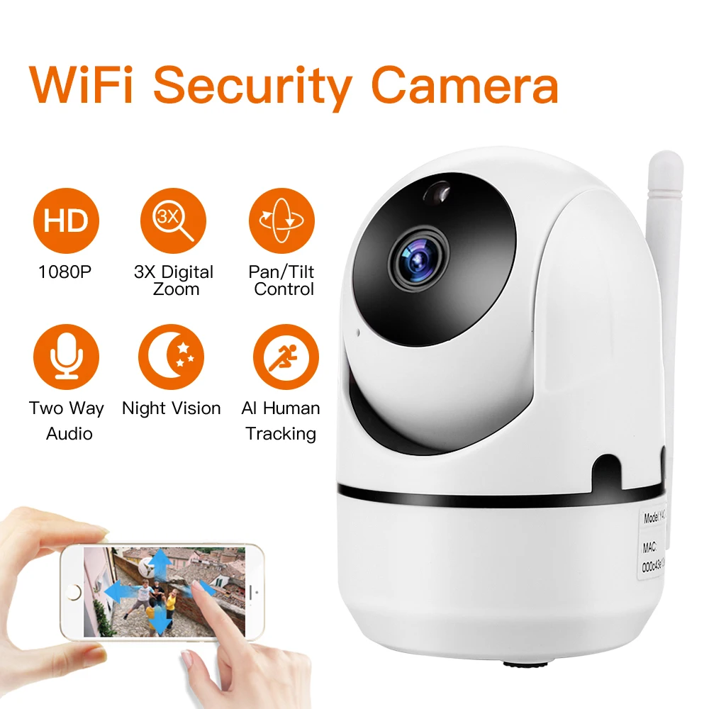 

1080P Wireless IP Camera Cloud Wifi Camera Smart Auto Tracking Human Home Security Surveillance CCTV Network ip cam ipcam wi-fi