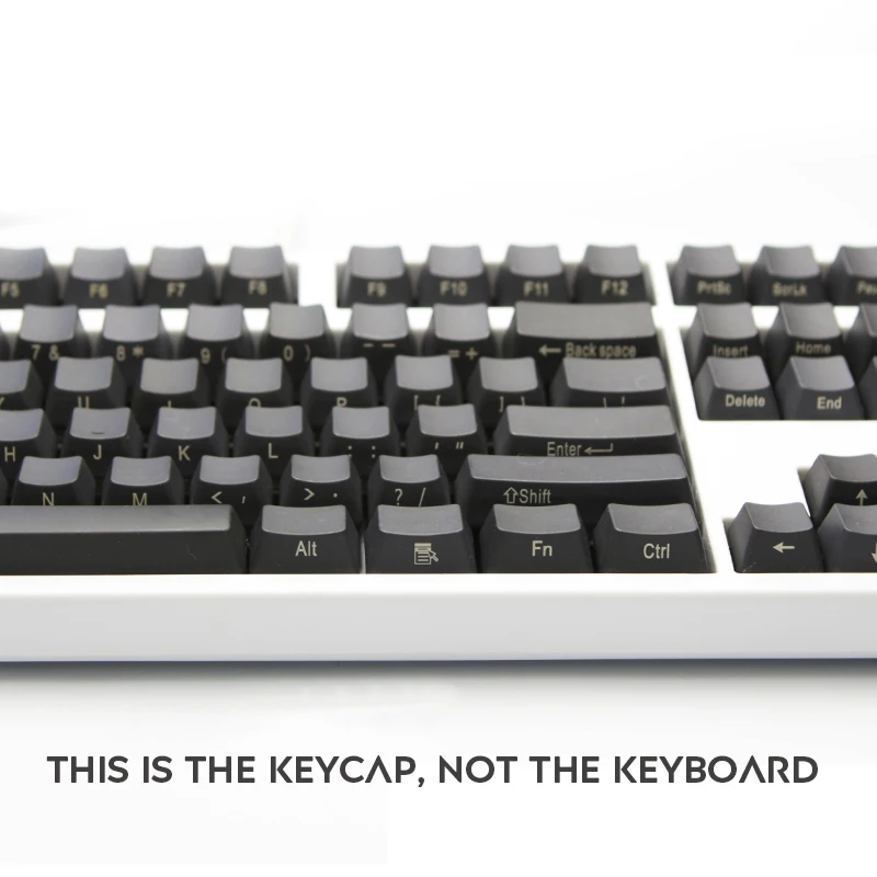 104 ключей с боковой печатью PBT OEM Height Keycaps может визуализировать набор клавишных колпачков для механической клавиатуры, продавая только игровые брелки