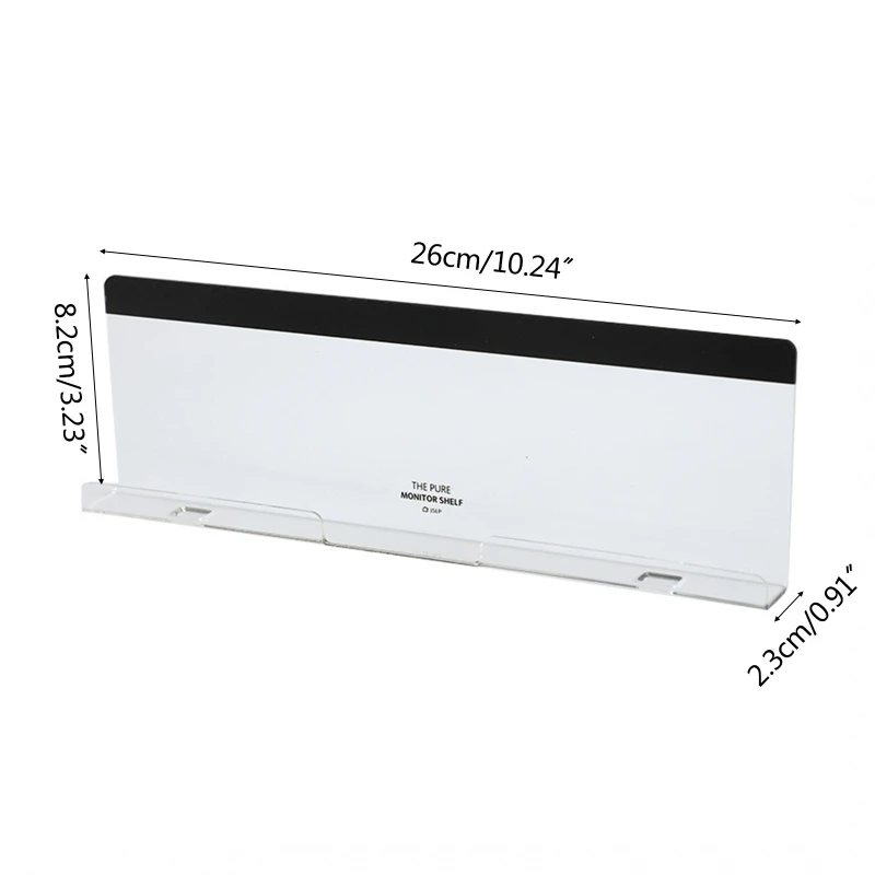 Sticky notes board memo sign transparent message board with slot phone stand strong adhesive multifunction stand office acrylic sign holder,sticky note holder