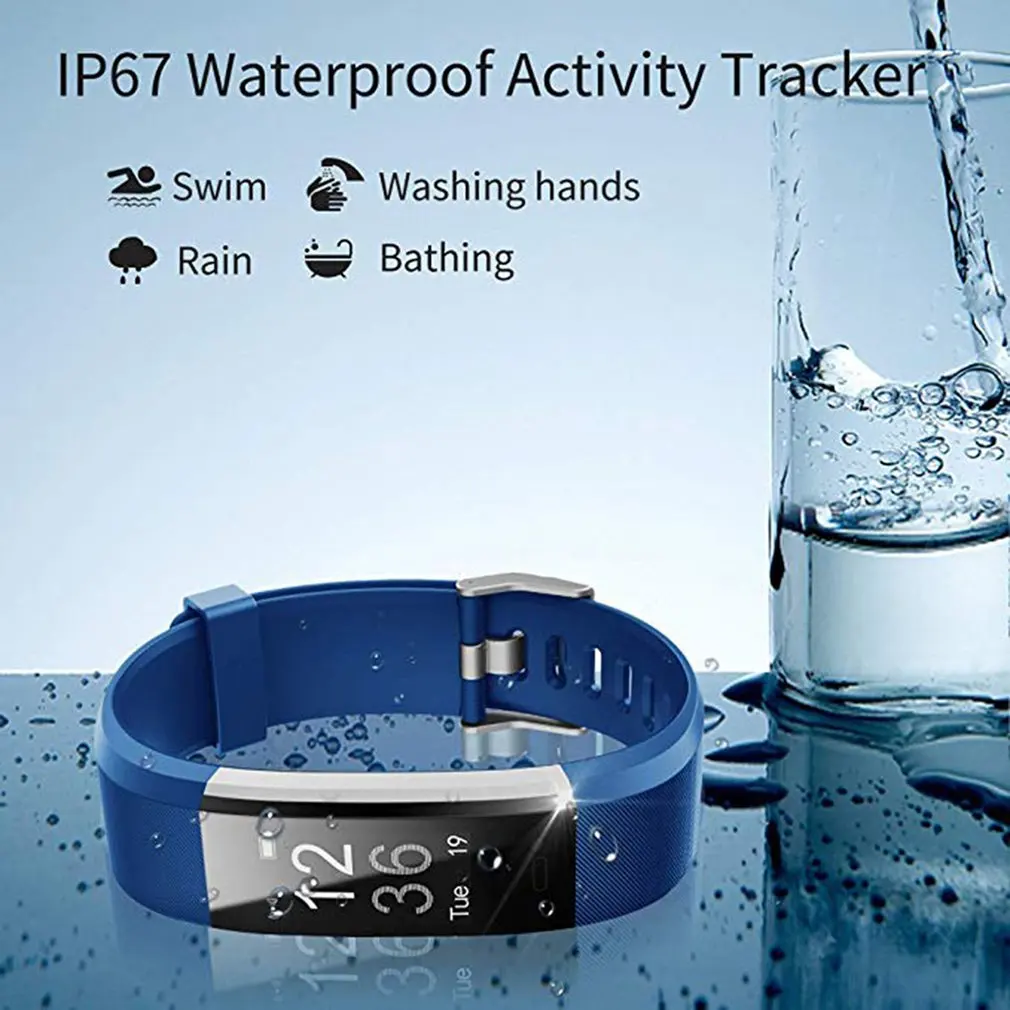 115Plus HR Fitness Tracker Smart Watch Heart Rate Monitor Calorie Counter Pedometer Sleep Monitor Waterproof sports watch