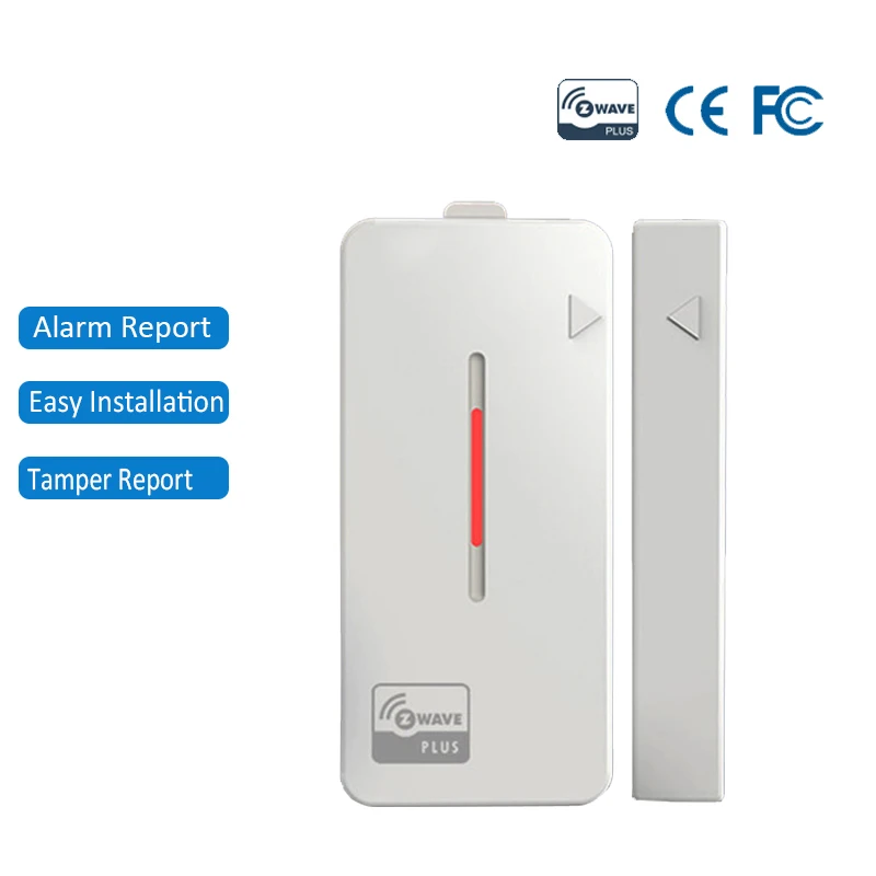 

Z-wave Plus Door/Window Contact Sensor Smart Home Automation Sensor EU 868.4MHZ Ultra-low Power Consumption/Long Standby Time
