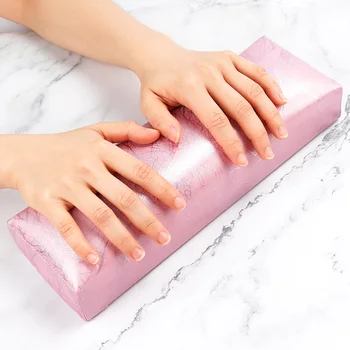 

Leather Nail Art Arm Rest Cushion Waterproof Pillow Wrist Support Hand Holder Pad Table Manicure Pedicure Tool for Nail Lamp