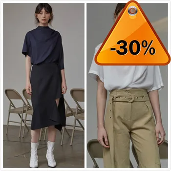 

solid shirt summer for women stand collar asymmetrical sleeve ruched casual blouse female fashion clothing 2020