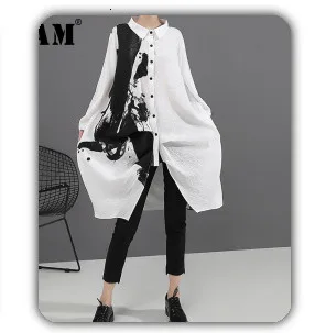[EAM] Women Black Bow Split Joint Buckle Temperament Dress New Sleeveless Loose Fit Fashion Tide Spring Autumn 2020 1Z663