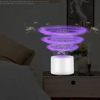 

LED 3D Optically Electric Fly Bug Mosquito Insect Trap Pest USB Control Lamp Mosquito Killer Lamp Electric Trap Control Repellen