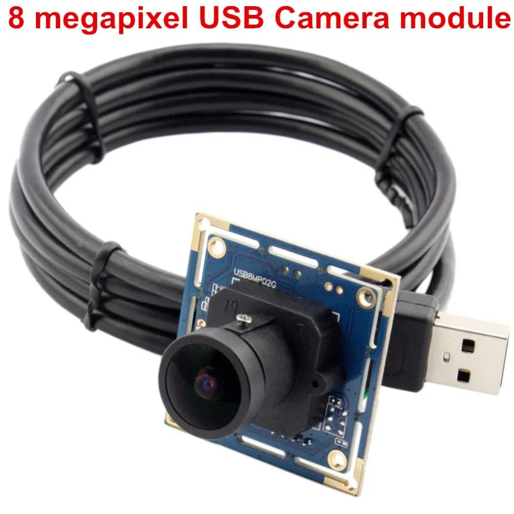 8MP 3264X2448 рыбий глаз веб-камера CMOS IMX179 широкоугольный usb модуль камеры для Windows Linux raspberry pi 4 Mac Android