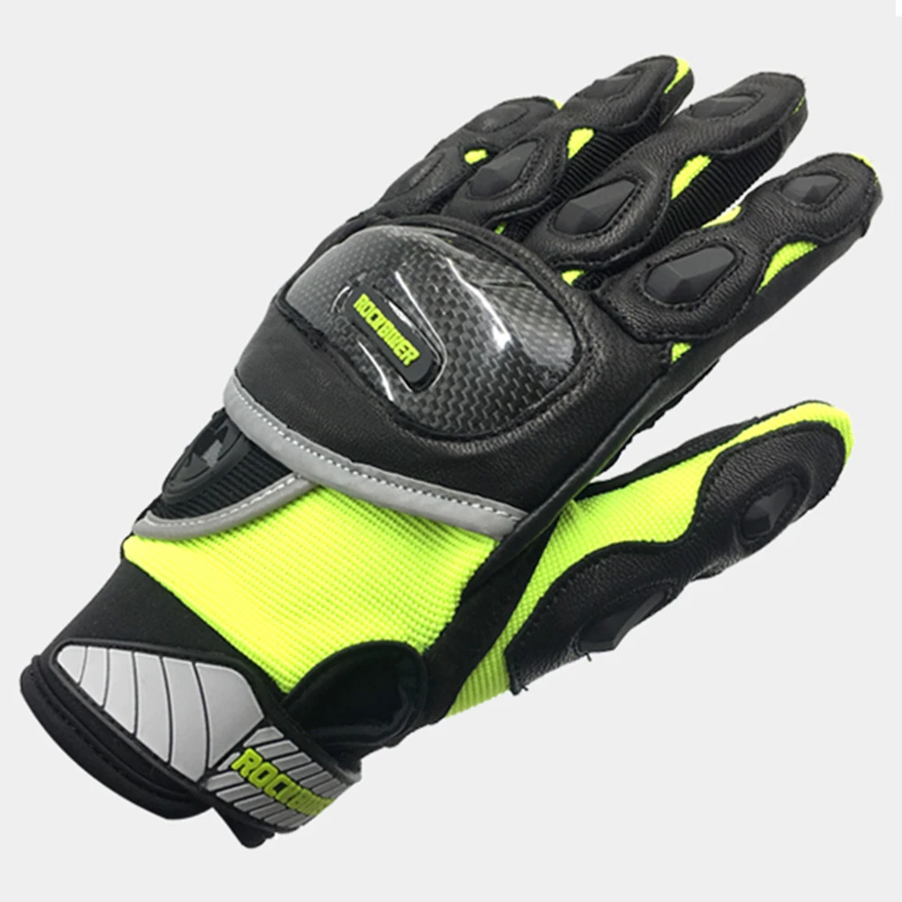 

Мотоциклетные Перчатки из овечьей кожи, мужские перчатки с закрытыми пальцами для мотокросса, гоночные перчатки для сенсорных экранов