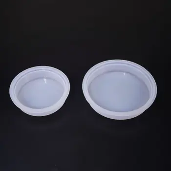 

Crystal Epoxy Resin Mold Round Ornament Base Casting Silicone Mould Handmade DIY Crafts Decorations Making Tool