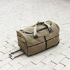 Grand sac à bagages en toile avec roulettes, bagage à roulettes, pour voyage, envoi à longue distance ► Photo 2/5