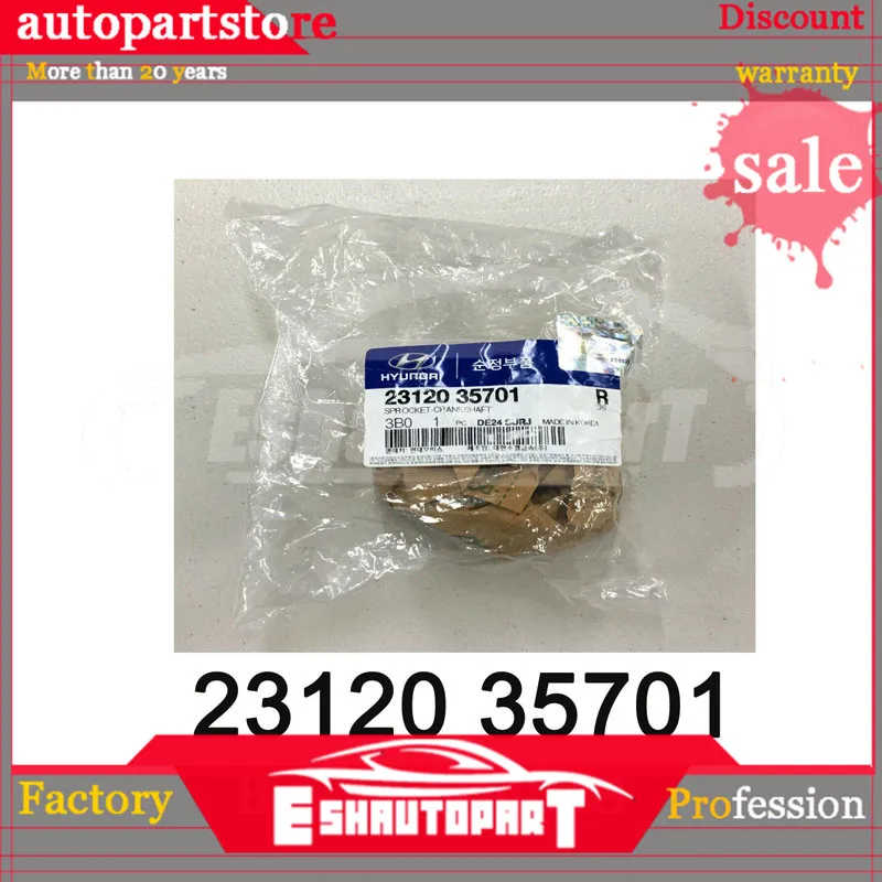 Коленчатый вал Sproket OEM 23120-35701 2312035701 для KIA Sorento Sedona Amanti 3.5L 2002-2006