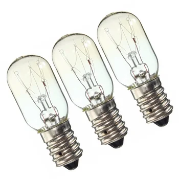 

3 Pcs 15W E14 220-230v Edison Bulb Refrigerator Fridge Light Bulb Retro Tungsten Filament Lamp Bulbs Incandescent Bulb Salt Lamp